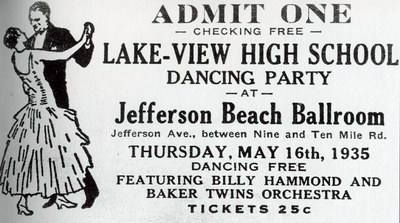 Jefferson Beach Dance Pavillion - TICKET
